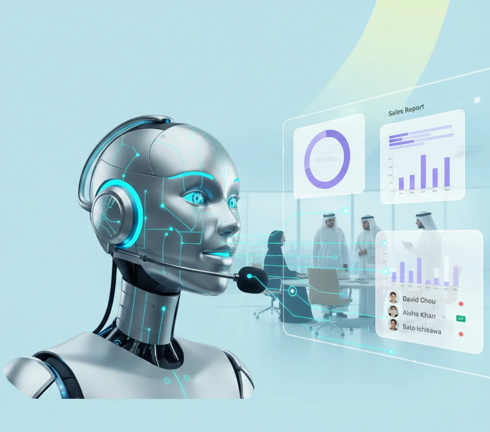 AI voice assistant UAE